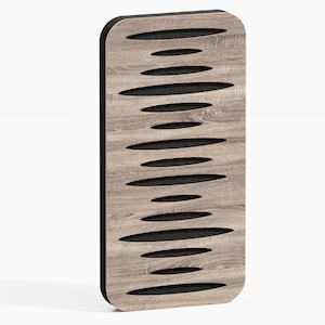 Mini Acoustic Panel &quot;Columbia 18&quot; | Wall Decorative Panel | Absorption - Diffusion - Reflection - Soundproofing - Insulation | Size: 46x23cm