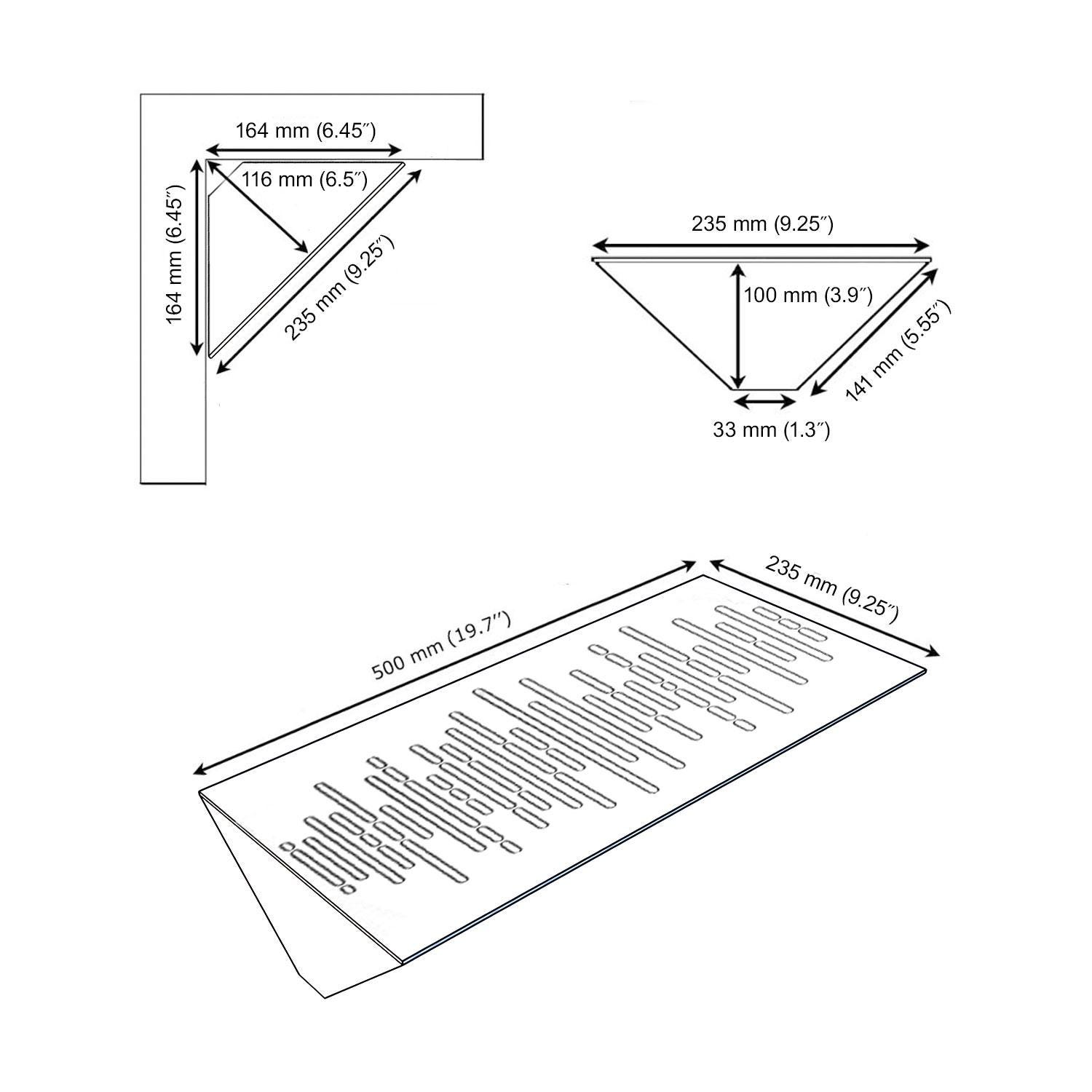天井や壁の下の角に設置できる小型ベーストラップ「WAVE