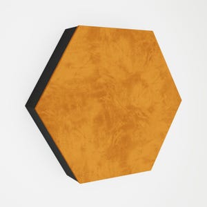 Fluwelen stof geluid akoestische muur decoratieve kunst «HEXAGON-Cinematic» panelen | Echo verminderen - Absorptie - Geluidsisolatie |