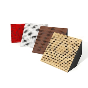 Acoustic Bass Traps &quot;Universe-Horizont&quot; for Ceilling Corner | Audio Soundproofing Record Studio Treatment | Sound Insulated Angled Block |