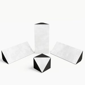 Kit of 3 sets of Bass Trap &quot;Mini-Cinematic-trap&quot; & one set of &quot;TRICUB-Сinematic&quot; | Bass Trap for mount in corner under the ceiling and wall