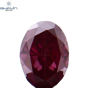 0.21 CT Oval Diamond Enhanced Pink Color An Exquisite Addition to Your Collection of Engagement Ring Diamond Jewelry TFS-509