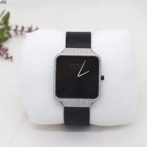 2.55 CT Round Natural Real Diamond Watch Luxury Timepiece for Every Occasion W-1