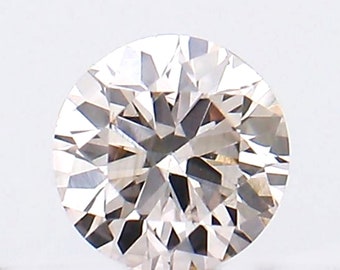 0.08 CT Round Cut Pink Diamond, VS1 Clarity Loose Gemstone