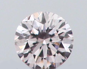 0.02 CT Round Pink Argyle Diamond, Loose Natural Diamond
