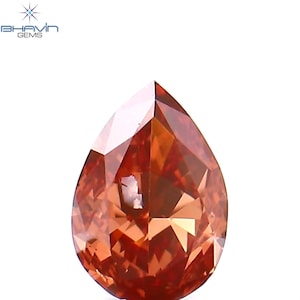 0.12 CT Pear Diamond Natural loose Diamond Pear Cut Pink Color Gifts Diamond Jewelry Diamond Ring TFS-776