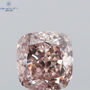 0.16 CT Cushion Natural Diamond Pink Color An Exquisite Addition to Your Collection of Engagement Ring Diamond Jewelry