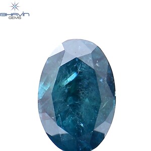 0.30 CT Oval Shape Enhanced Blue Color Exceptional Gems for Unforgettable Engagement and Wedding Moments TFS-917