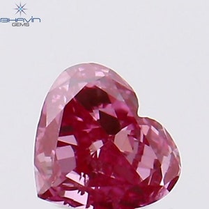 0.08 CT Heart Cut Natural Pink Diamond Perfect for Stunning Engagement Ring Diamond Jewelry