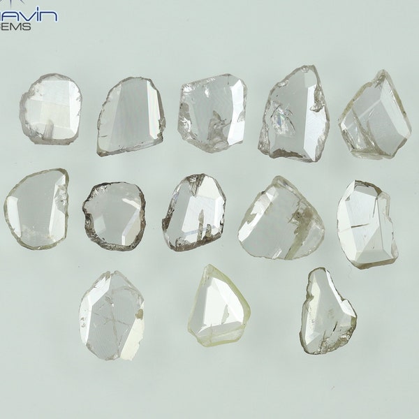 0.65 CT/13 Pcs, Slice (Polki) Shape, Natural loose Diamond, White Color, Wedding Ring, Pendant, Earring, Jewelry, Rings, PO-3