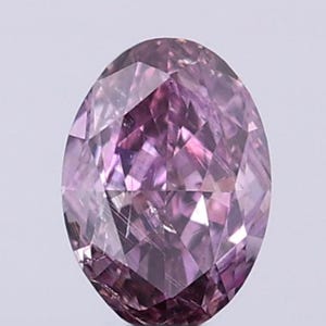 GIA 0.25 CT Oval Diamond, Fancy Brownish Purple-Pink 11327-592