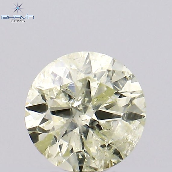 CT Round Shape Natural Loose Diamond White (M) Engagement