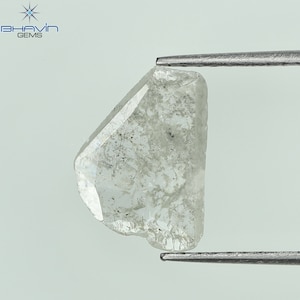 0.77 CT, Slice (Polki) Diamond, Natural Loose Diamond, White Diamond, Gifts, Diamond, Jewelry, Necklace, Bracelet, Rings, PO-14