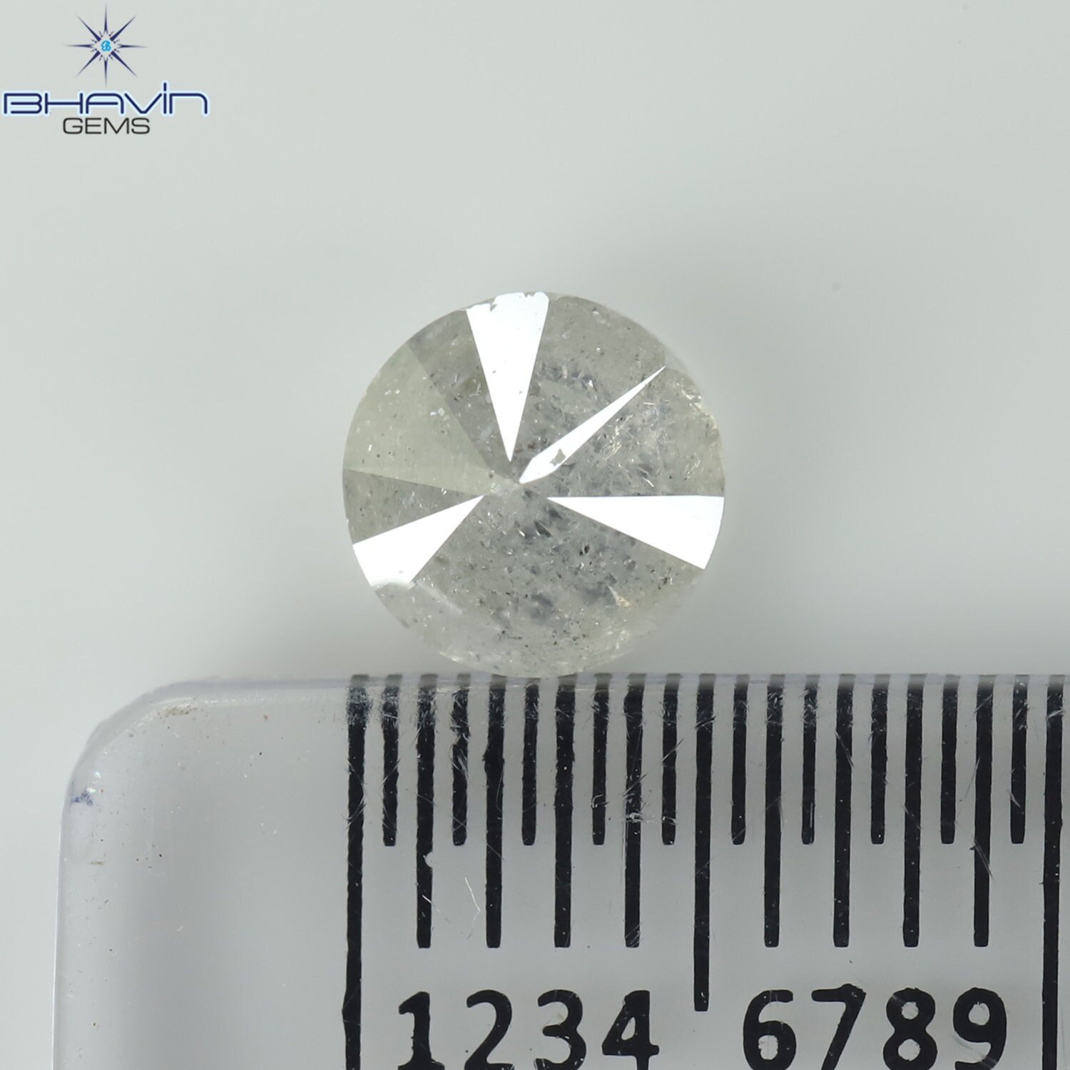 0.71 CT Blue Color Square Cushion Shape Natural Loose Diamond Gifts