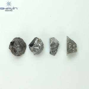 2,67 CT/4 stuks ruwe zout- en peperdiamant, perfect voor oogverblindende diamanten ringen en kostbare sieraden