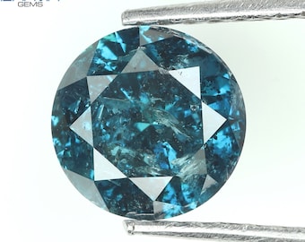 1.16 CT Round Cut Blue Diamond, Loose Natural Diamond