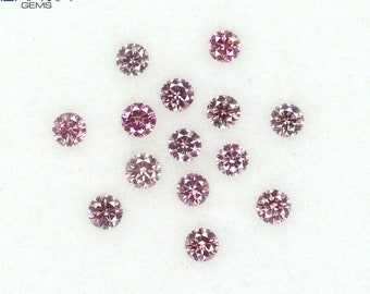 0,35 CT / 14 Stück runde Diamanten verstärkte rosa Farbe Ein atemberaubendes Herzstück für Ihre Verlobungsring Diamant Schmuck