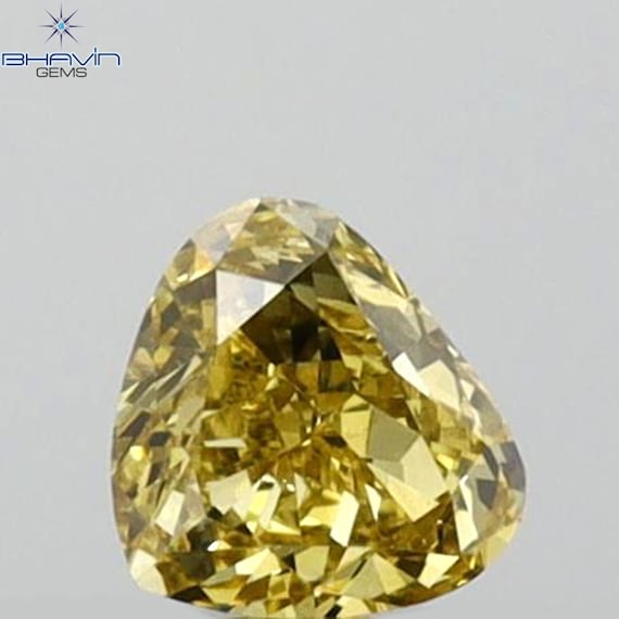 0.15 CT ハートダイヤモンド ナチュラルグリーン (カメレオン 0.15 CT ハートダイヤモンド ナチュラルグリーン (カメレオン