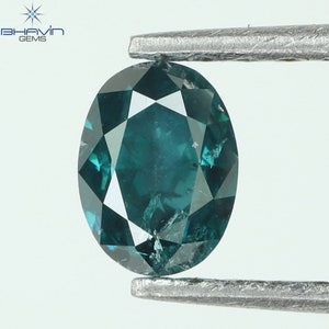 0,32 CT ovale diamant verbeterde groenachtig blauwe kleur Verhoog uw stijl met prachtige diamanten ringen