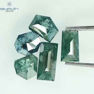 1.56 CT/5 Pcs, Mix Diamond, Natural Loose Diamond, Mix Cut, Blue Diamond, Diamond Jewelry, Engagement Jewelry, N5T-72