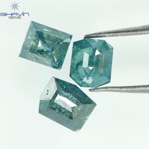 0.93 CT/3 Pcs, Mix Diamond, Natural Loose Diamond, Mix Cut, Blue Diamond, Diamond Jewelry, Engagement Jewelry, N5T-89