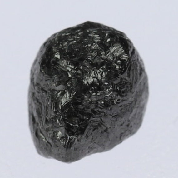 1.10 CT Natural Loose Diamond Rough Balck Color I3 Clarity 4.90 MM