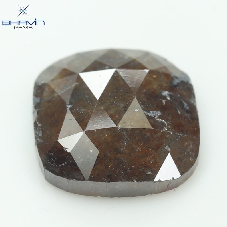 1.46 CT Natural loose Cushion Brown Red Salt And pepper I3 Clarity diamond For Engagement Ring and Wedding Ring Sku:N17-2
