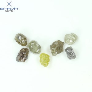 2.05 CT/7 Pcs Rough Mix Diamond Perfect for Dazzling Diamond Rings and Precious Jewelry