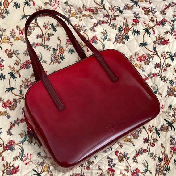 1990s Prada Cherry Gradient Handbag