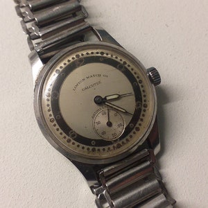 1950 s Limton Watch Company Calcutta Gent s Military Style Watch