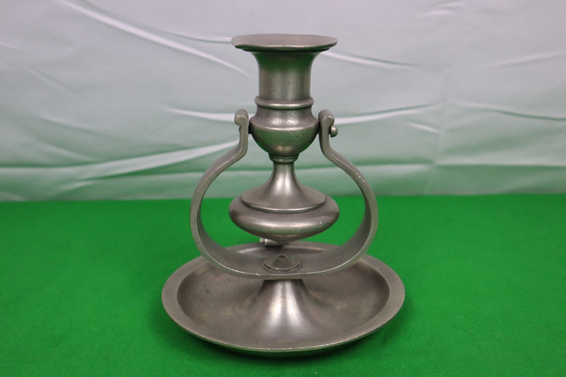 French Pewter Gimbal Ships Candle Holder Pivot / Wall Mount Etsy