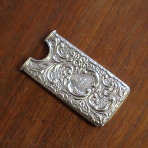 1899 Hallmarked Sterling Silver Card Case by WG Keight of Birmingham - Solid Silver Calling Card Case