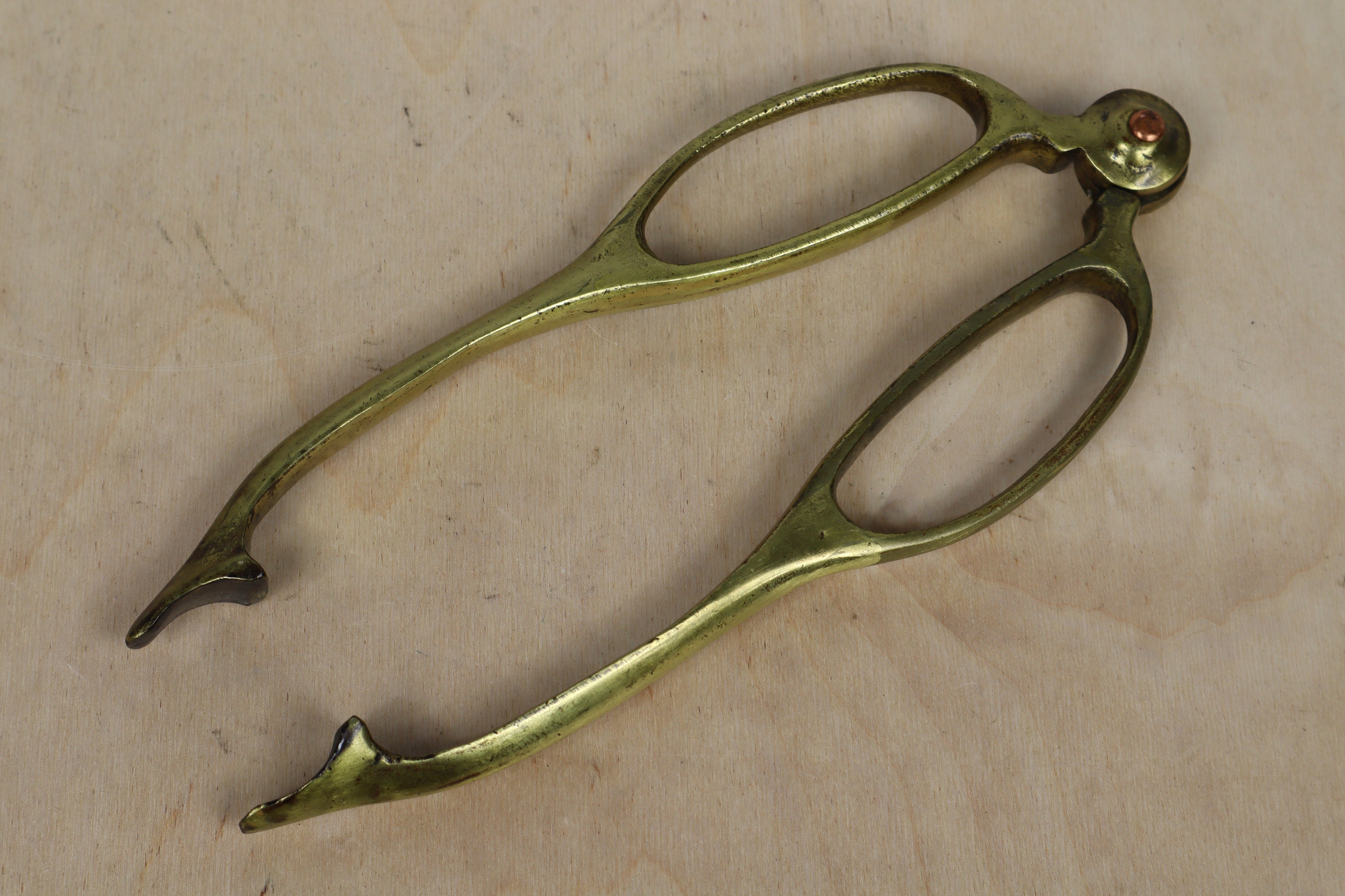 Vintage Heavy Duty Brass Coal Tongs Brass Fire Tongs Etsy