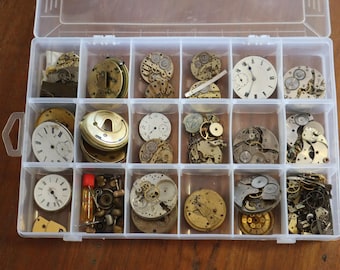 Mouvement De Montre De Poche Pour Pièces - Balancier Cassé - Idéal Réparation Ou Customisation