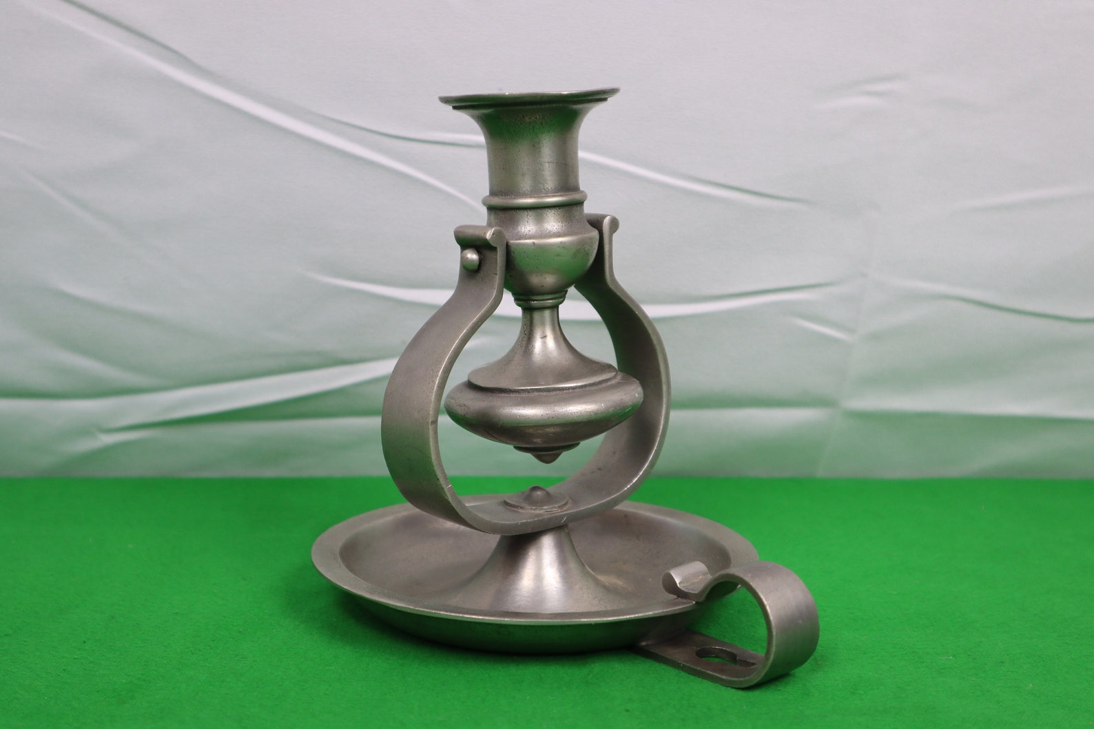 French Pewter Gimbal Ships Candle Holder Pivot / Wall Mount Etsy