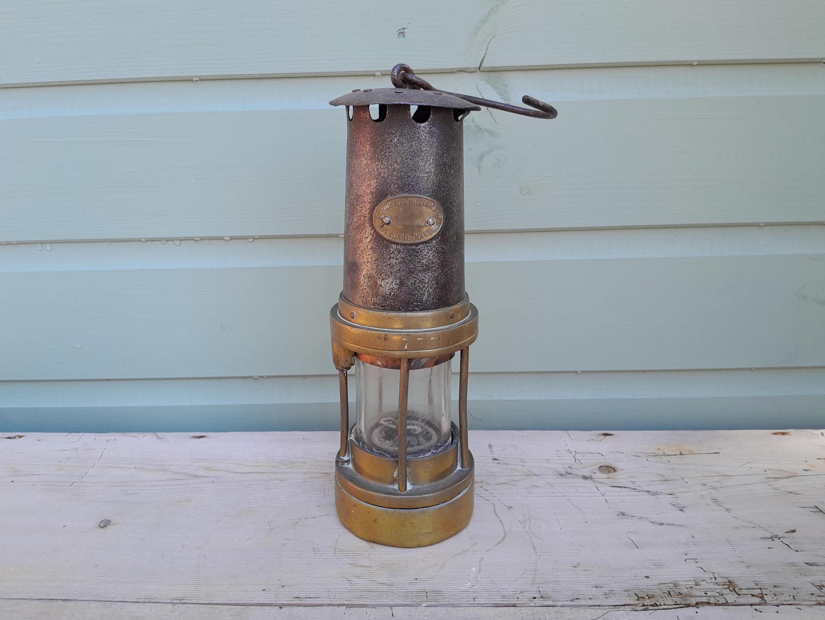 E Thomas and Williams Miners Lamp - Etsy