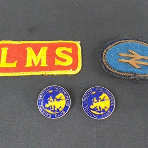 LMS LONDON MIDLAND & SCOTTISH RAILWAY RAIL LAPEL PIN BADGE TIE