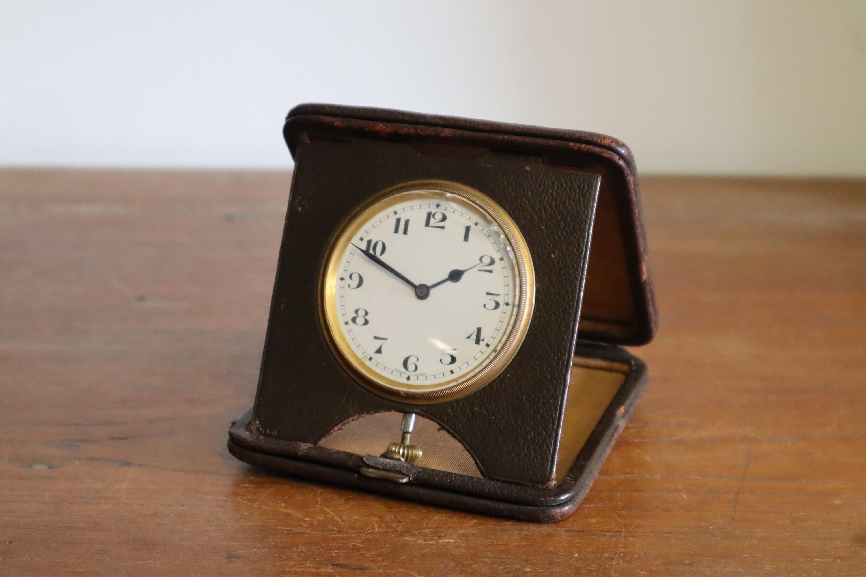 Montre De Poche Bucherer Alarme - Mécanique, Plaqué Or, Style Artisanat Suisse - Occasion Très Bon état
