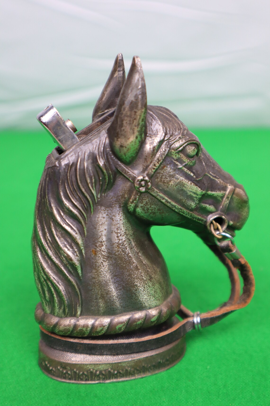 Vintage Horse Mechanical Table Lighter Large Horse Head Etsy