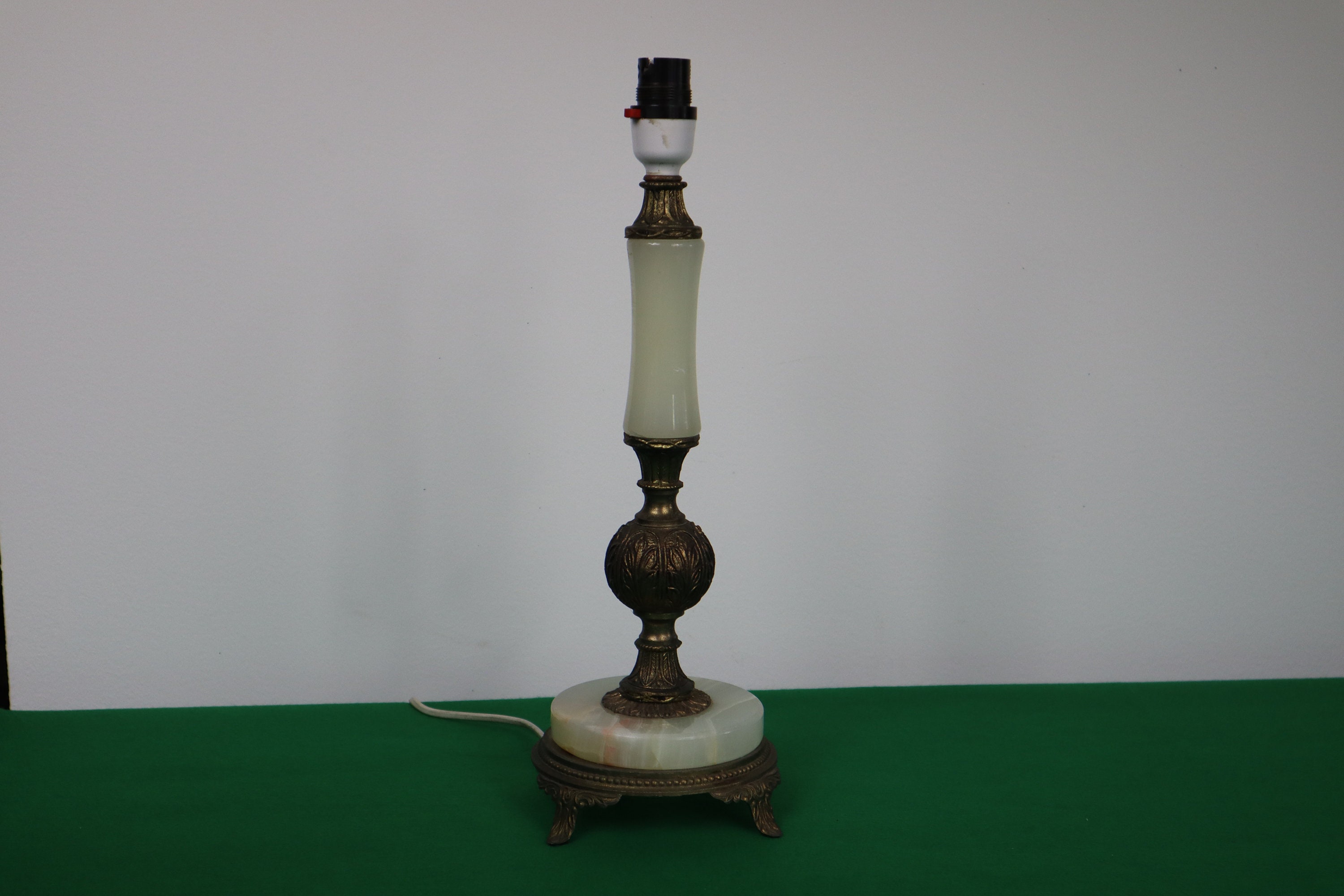 Grande Lampe En Laiton