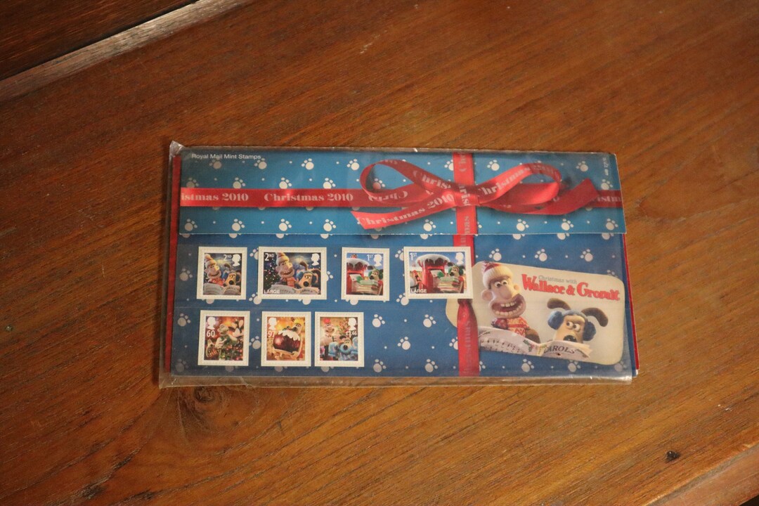2010 Wallace and Gromit Christmas Stamp Set Inc Advent Etsy