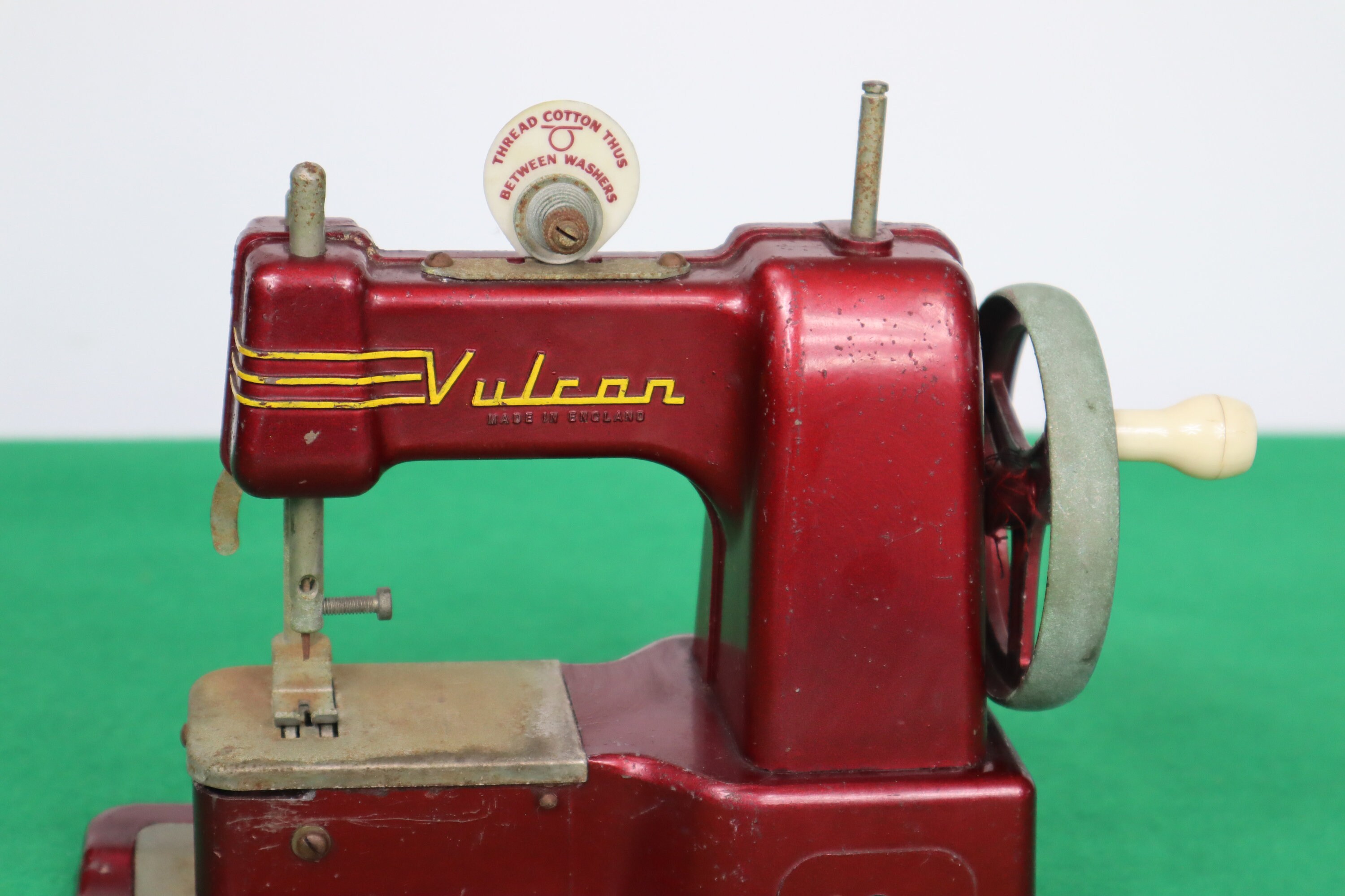 Vintage Vulcan Mini Sewing Machine Vulcan Childrens Sewing Etsy