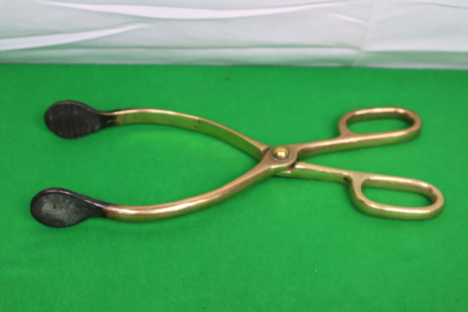Vintage Solid Brass Coal Tongs Brass Fire Tongs 1960's Etsy