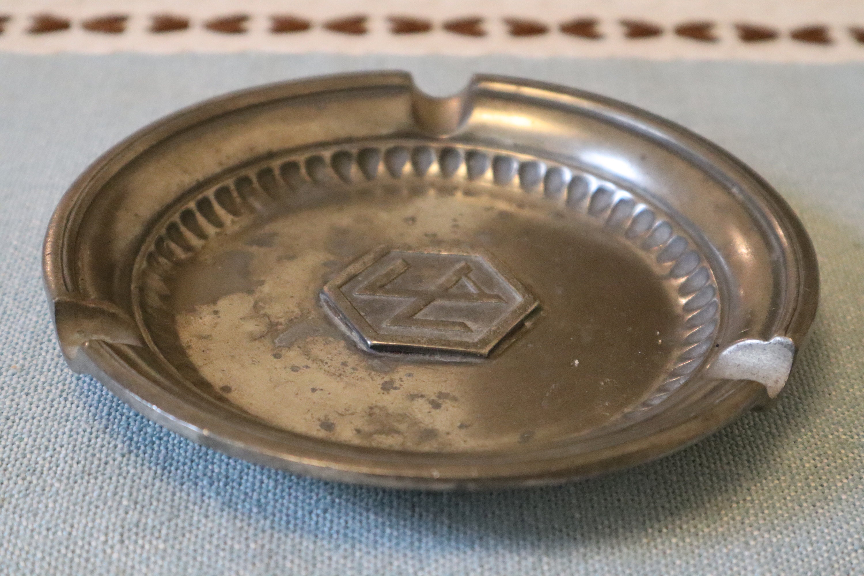 Vintage Pewter Ashtray Finstain Belgium Les Potstainers Etsy