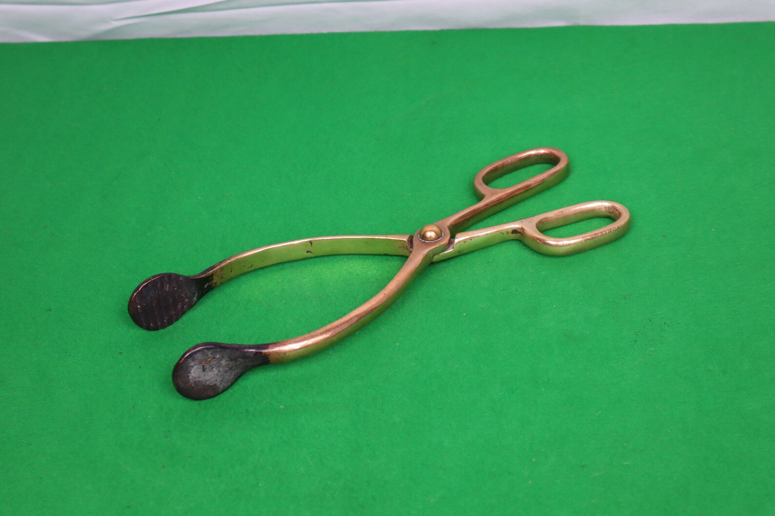 Vintage Solid Brass Coal Tongs Brass Fire Tongs 1960's Etsy
