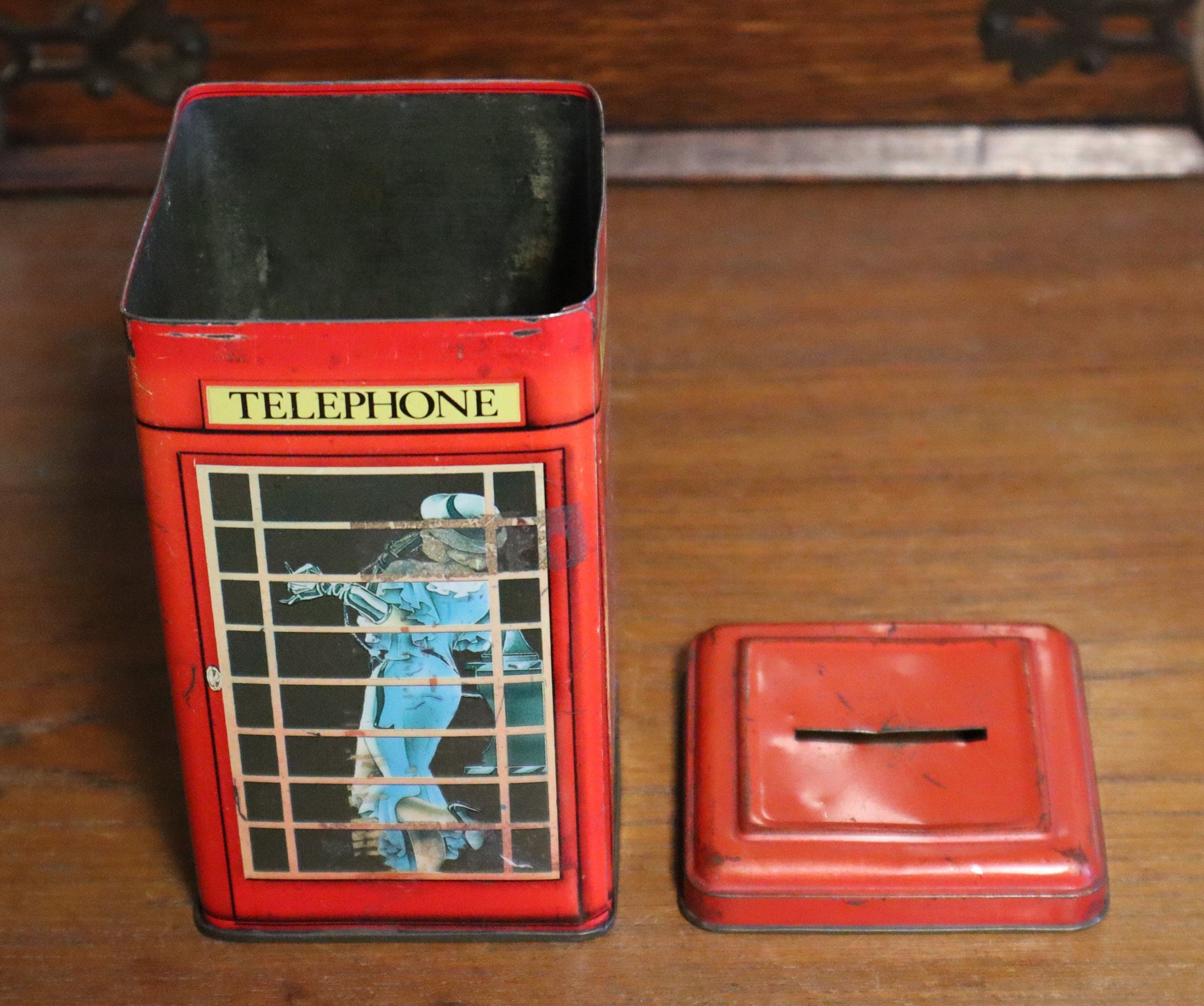 Salvadanaio A Cabina Telefonica Rossa Di Londra SAJAK, In Metallo Pressofuso, Dimensioni 11x6x6 Cm, Regalo Britannico Per Collezionisti, Cassaforte Decorativa