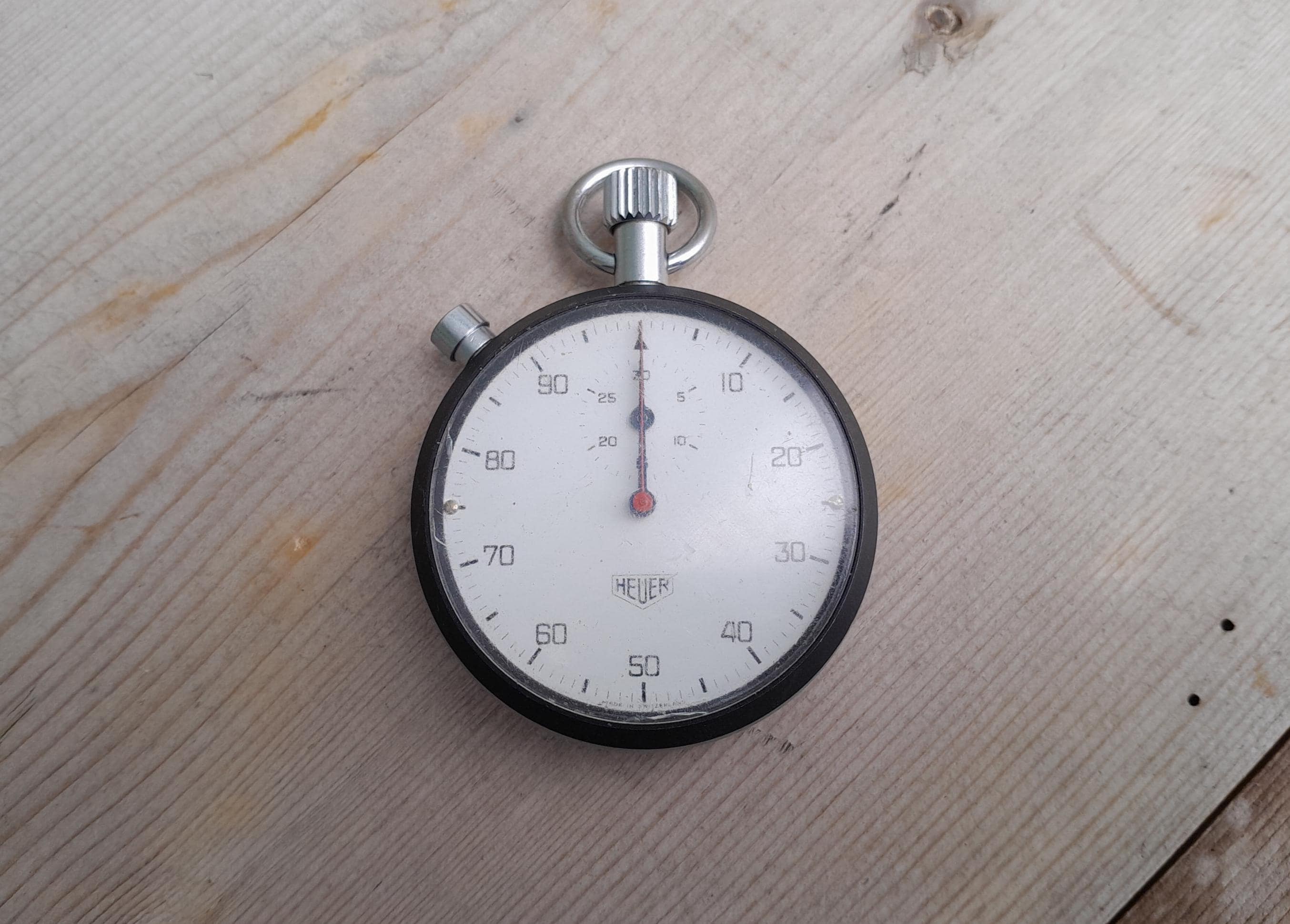 Vintage Heuer Stopwatch - Etsy