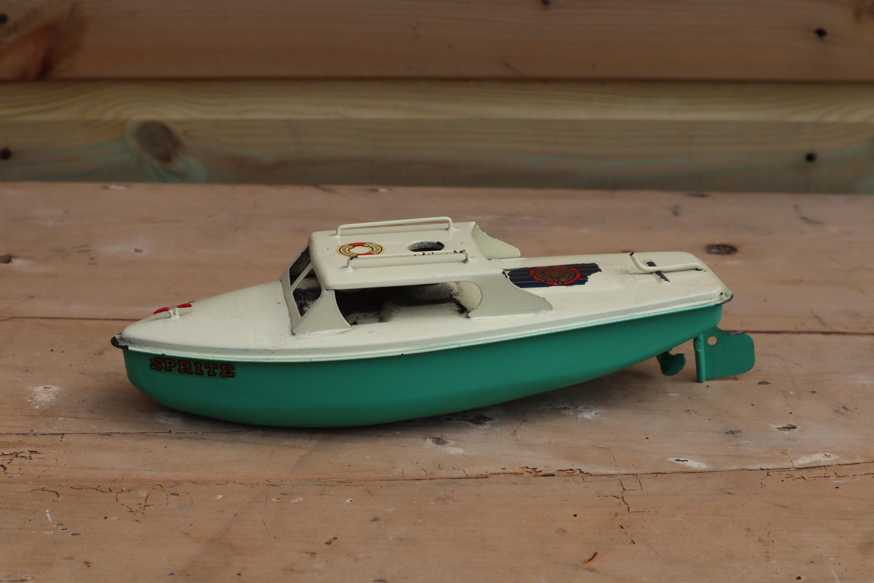 Toy Clockwork Boat - Etsy
