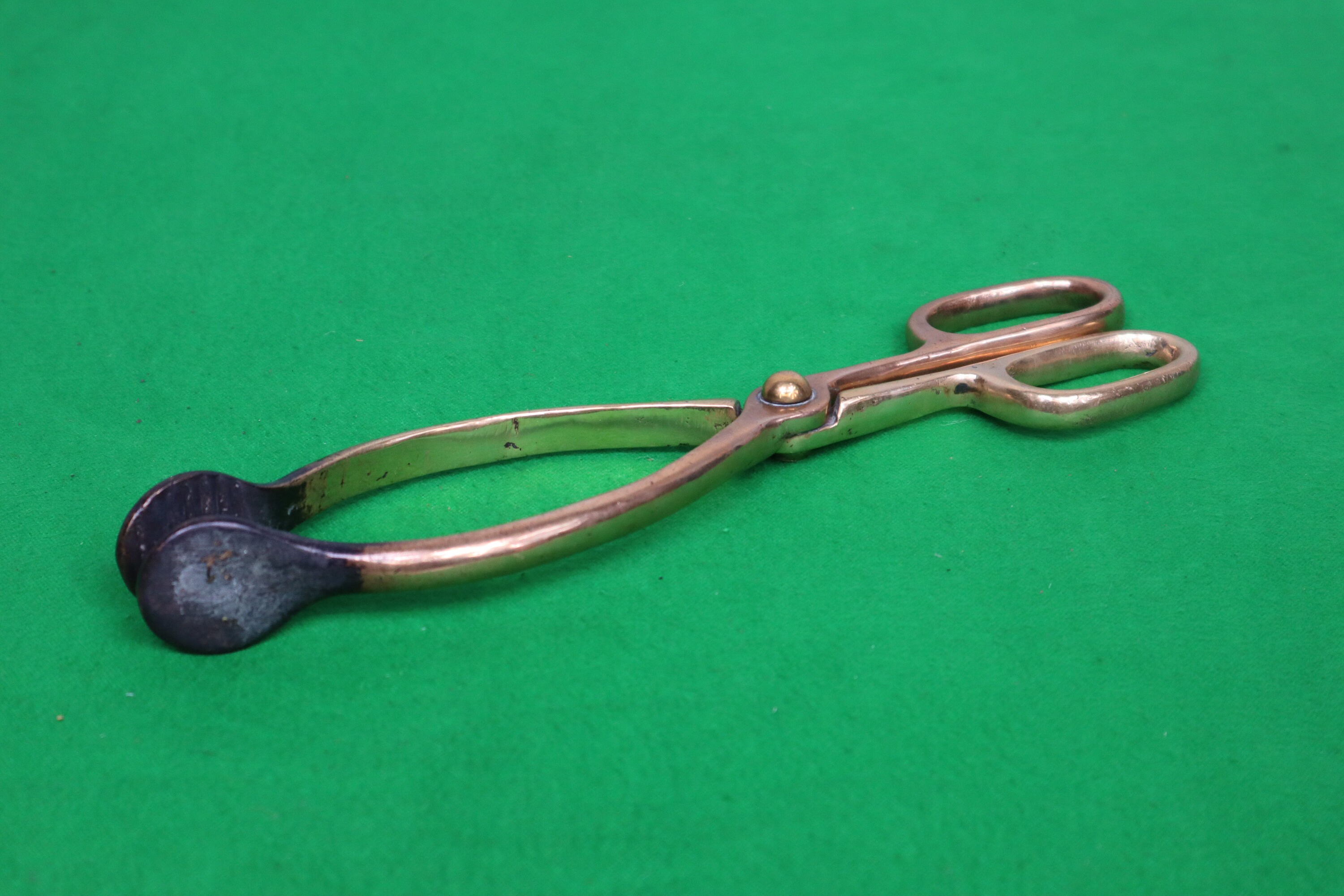 Vintage Solid Brass Coal Tongs Brass Fire Tongs 1960's Etsy