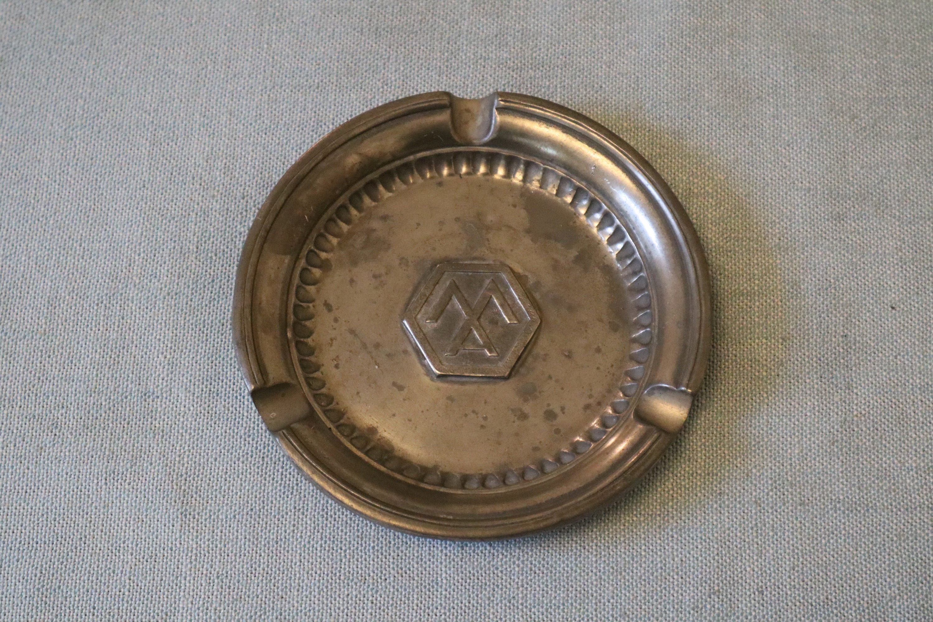 Vintage Pewter Ashtray Finstain Belgium Les Potstainers Etsy